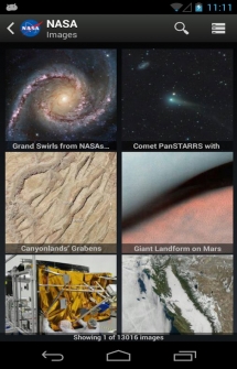 Официальное приложение НАСА на Android